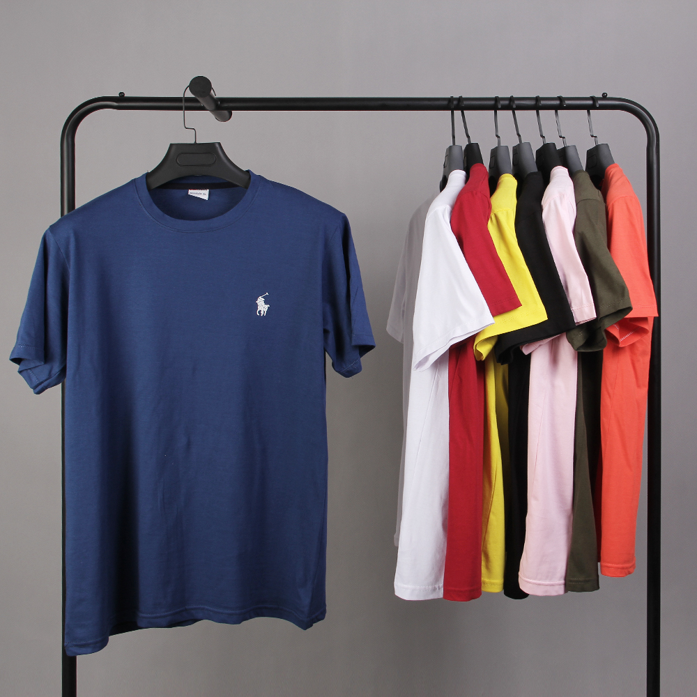 تی شرت پنبه polo سرمه ای